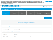 Tablet Screenshot of anzeigenannahme.medienhaus-lensing.de